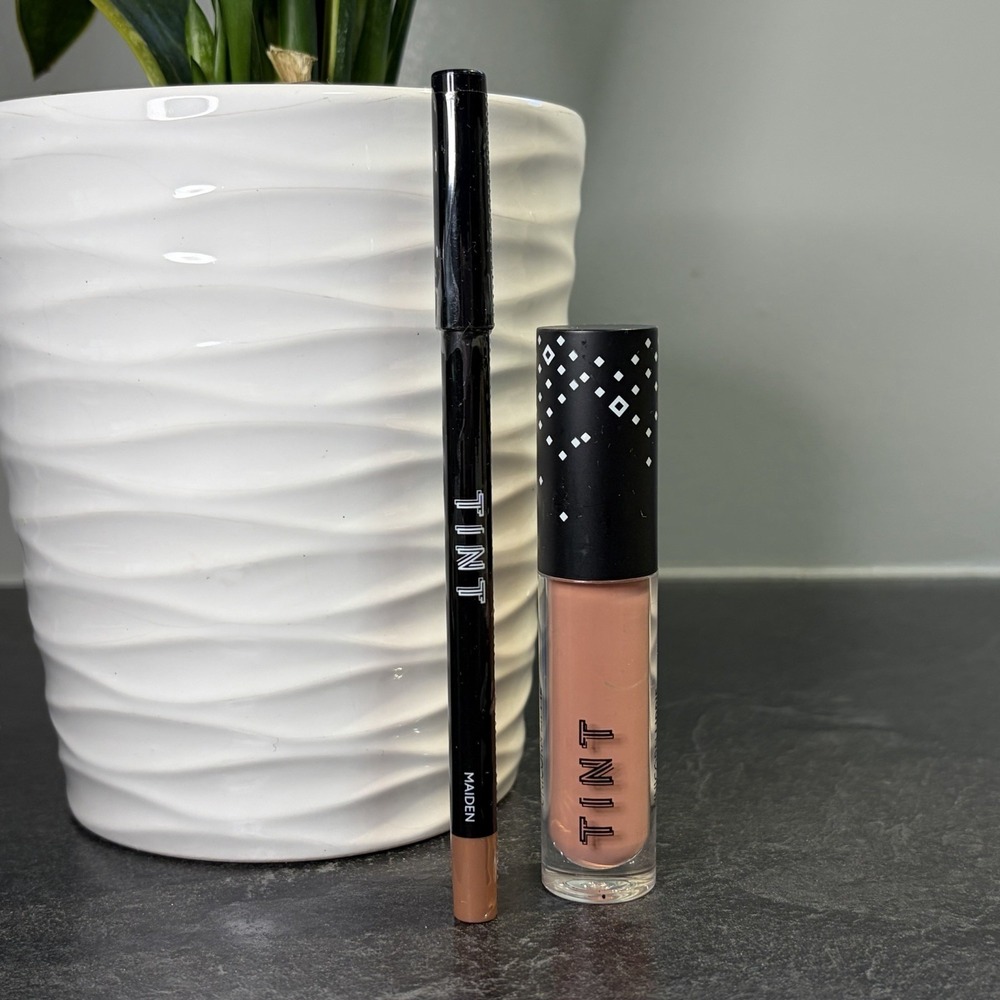 NEW Tint Unicorn Hippie Lipgloss & Lipliner‎ MAIDEN Full Size